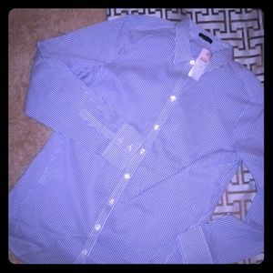 NWT Ann Taylor 12P Fitted Dress Shirt